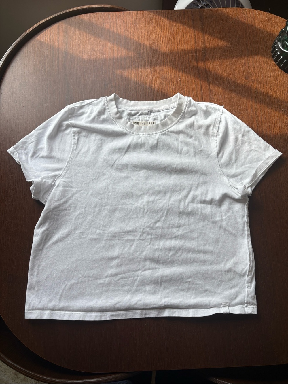 We The Free White Short Sleeve Crewneck Tee
